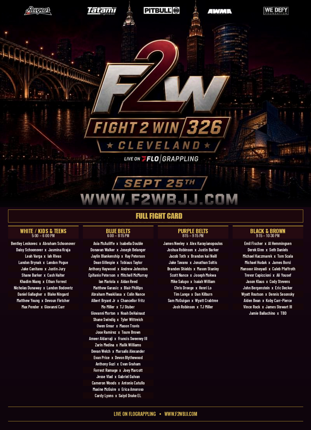 Fight Card