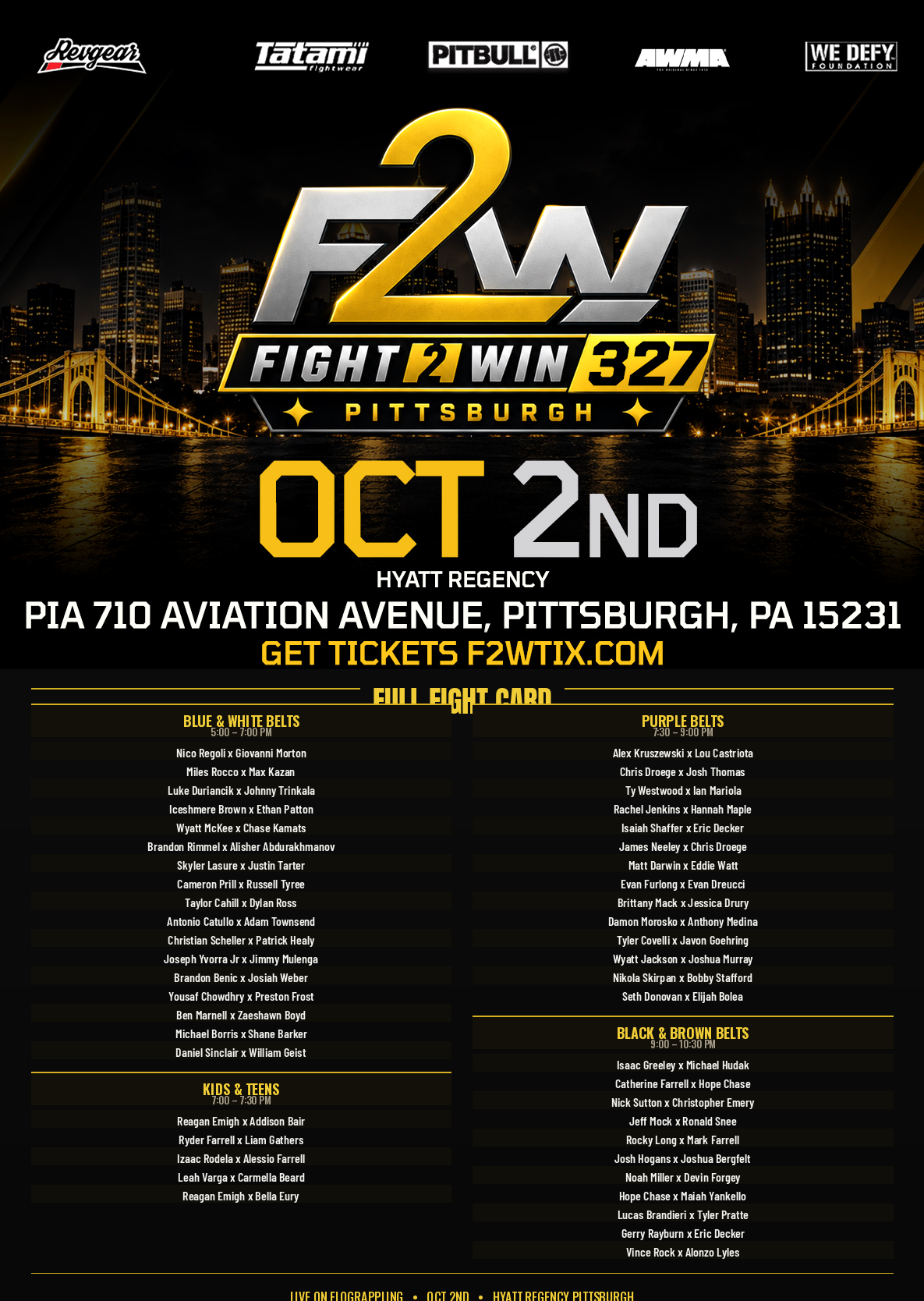 Fight Card