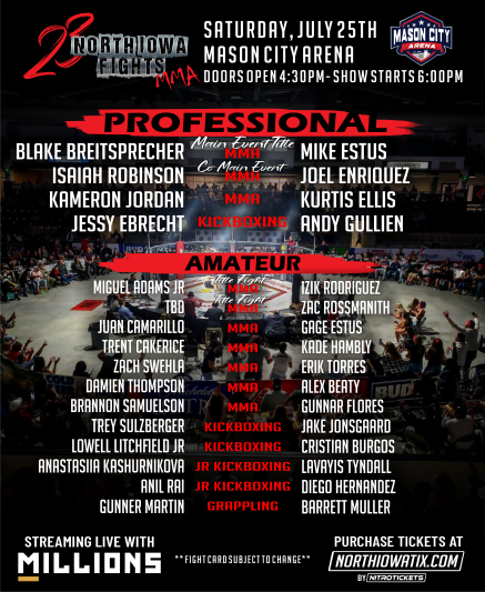 North Iowa Fights 23 - 07/25